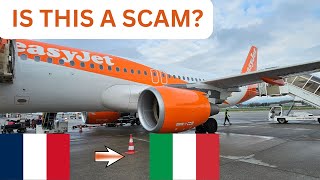 TRIP REPORT  IS THIS A SCAM ON EASYJET  FROM PARIS ORLY TO MILAN LINATE  AIRBUS A320 [upl. by Erland]