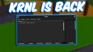 NEW Roblox quotRedeemerquot Krnl Executor For Pc  No Emulator 2024 [upl. by Mylander]