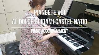 Piangete voi Al dolce guidami castel natio Anna Bolena Donizetti  Piano Accompaniment [upl. by Temme]