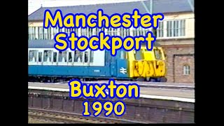 Manchester Stockport Buxton rides on old bluegrey DMUs class 31s amp 47s at Buxton amp new class 60 [upl. by Annazus]