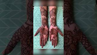 Front hand mehndi design simple Mehndi mehndi shorts trending viralvideo [upl. by Tremann411]