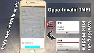 OPPO F1s A1601 IMEI NULL IMEI Repair Without Root NO PC [upl. by Seppala]