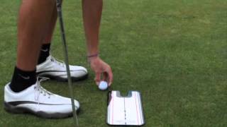 Putting Lesson using the eyeline mirror to stabilize movement  Grexa Golf [upl. by Fabria]