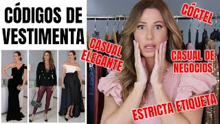 CÓDIGOS DE VESTIMENTA  Moda según la actividad  Desiree Lowry [upl. by Elden]