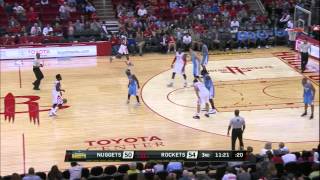 Donatas Motiejunas Highlights Nuggets vs Rockets 12132014  25 Points 5 Rebounds [upl. by Monie]