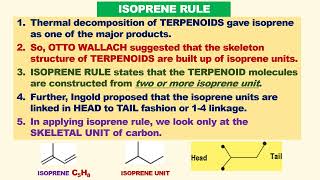 Tamil ISOPRENE RULE TERPENOIDS CONsists of 2 MORE ISOPRENEs linked in HEAD to TAIL CLASSIFICATION [upl. by Ianahs]