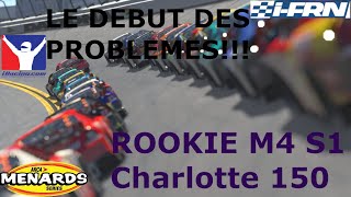 Charlotte Le début des problèmes M4S1 Fall Championnat ARCA IFRN ROOKIE [upl. by Elocn759]