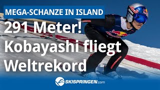 291 Meter Ryoyu Kobayashi fliegt in Island zum Weltrekord [upl. by Giesecke]