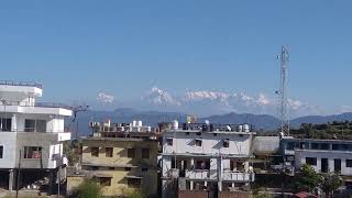 Snow on Himalaya from Ranikhet [upl. by Eitsirk]