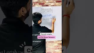 Caveat Emptor  Legal Maxim  Vivek Singh  shortvideo legalmaxims [upl. by Gonzalo]