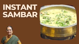 Instant sambar  அனைவருக்கும் பிடித்த அருமையான அவசர சாம்பார் இன்சுவையில் இன்ஸ்டன்ட் சாம்பார் [upl. by Ielerol]