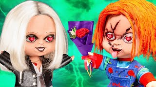 💀 Testamos Uma Transformação Assustadora do Chucky e Outros Artesanatos de Bonecas Aterrorizantes 😱 [upl. by Anidem]