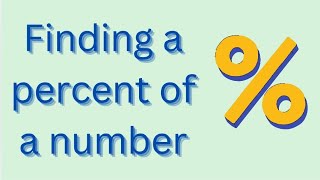 Finding a percent of a number  Learn easily mathematics learneasily [upl. by Airym]