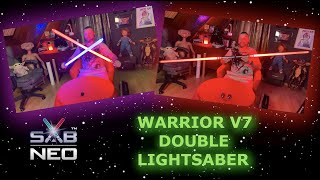 SABNEO WARRIOR V7 DOUBLE LIGHTSABER [upl. by Yrrep]