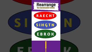 Rearrange the jumbled words english englishvocabulary prakashsirbasmath1402 [upl. by Nodnahs782]