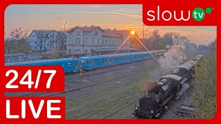 🔴 LIVE Lužná u Rakovníka Train Station  247 LIVE [upl. by Airekal]