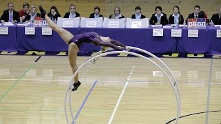 World Championships in Gymwheel 2016 Team Final Germany Yana Looft Straight line [upl. by Chambers]