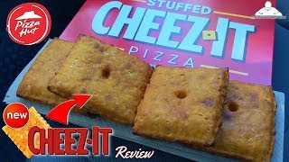 Pizza Hut® Stuffed CheezIt® Pizza Review 🍕🧀😲 [upl. by Ming]