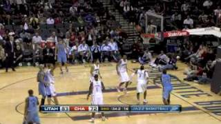 Jazz vs Bobcats NBA Highlights 12192009 [upl. by Ihel604]