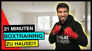 Boxtraining für ZUHAUSE zum Mitmachen Auch für Anfänger [upl. by Asillem]