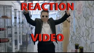 PSY  GENTLEMAN Reaction Video ft Nigahiga [upl. by Laurella113]