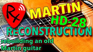 Martin HD28 Reconstruction  binding repair  part 6 [upl. by Dupuy664]