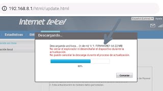 Internet Telcel en casa actualización módem Huawei [upl. by Nera285]