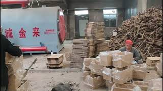 Coconut Shell Wood Charcoal Reactor Retort Kiln Wood Carbonization Furnace [upl. by Gene]