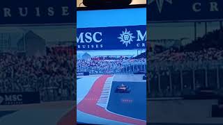 F1 Austin Texas race restart 2024 [upl. by Ahsinawt]