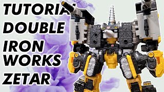 Build Along Tutorial Double Ironworks and Zetar Combiner [upl. by Jannery]