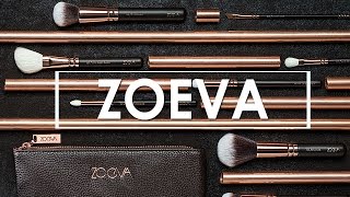 Zoeva Rose Golden Complete Pinsel Set Vol 1 Review  Eileena Ley [upl. by Acebber]