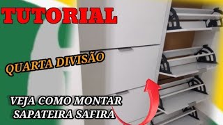 Como montar sapateira Safira da Quarta Divisão móveis aula404 [upl. by Eilesor]