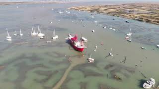 WOODUP TOLLESBURY HIGH TIDE 20092024  DJI AIR 3 [upl. by Anuahsed]