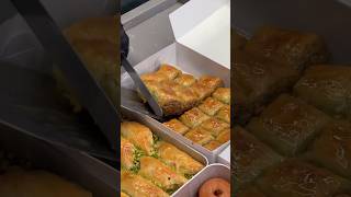 Delicious Turkish sweet 😍👌 cooking azrahomeskitchen baklawa Turkishsweets food [upl. by Shig]