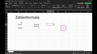 Excel Zahlenformate [upl. by Falito]