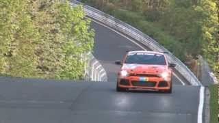 24h Nürburgring 2012  quotNordschleife am Flugplatzquot [upl. by Enelaj]