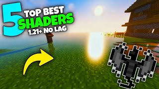 TOP 5  Best MCPE 121 Shaders  New Realistic Shaders NO LAG [upl. by Magner]