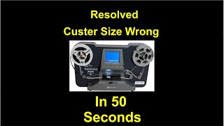 How to resolve Custer Size Wrong Please Format for Wolverine MovieMaker 720p Fixed Solved answered [upl. by Joella]