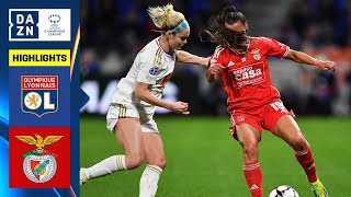 HIGHLIGHTS  Lyon vs Benfica UEFA Womens Champions League 202324 Quarterfinal Second Leg [upl. by Gnauq]