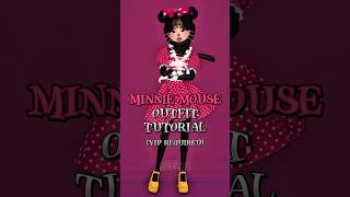 Minnie Mouse Outfit Tutorial 🐭 roblox dti dresstoimpress shorts [upl. by Dyanna]