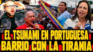 🔴MARIA CORINA BARRIENDO CON EL DESLAVE DE LA DICTADURA EN PORTUGUESA  ÚLTIMAS NOTICIAS [upl. by Wilhide]