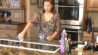 DIY HOW TO CLEAN GRANITE COUNTERTOPS Granite Countertop Cleaning made Easy [upl. by Niahs19]