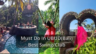 Ultimate Bali Swing Experience MustVisit Alas Harum in Ubud [upl. by Yendic]