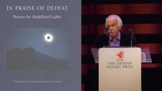 Translator Donald NicholsonSmith poet Abdellatif Laabi read from In Praise of Defeat [upl. by Anippesuig]