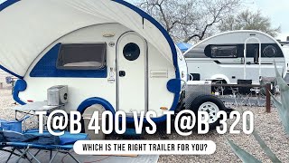 TB 320 VS TB 400  Which is the Right Teardrop Trailer for You [upl. by Alocin]