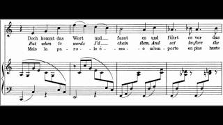 Wie Melodien Zieht es mir Brahms High key C Major [upl. by Fritzsche]