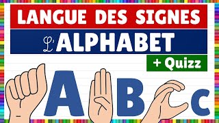 Apprendre la langue des signes  lalphabet [upl. by Cary]