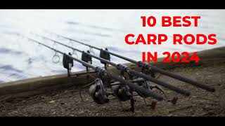 10 BEST CARP RODS IN 2024 [upl. by Hsirt]