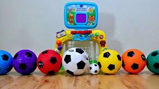 Learn Colors with Color Soccer Ball Toy for Toddlers and Babies [upl. by Aeret]