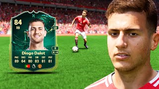 84 CLUB MEMBER REWARD EVOLUTION DIOGO DALOT PLAYER REVIEW  EA FC 25 ULTIMATE TEAM [upl. by Ashwin]